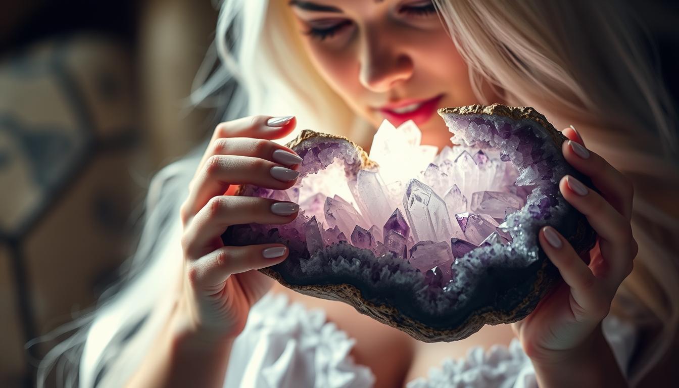 Crystals in Geodes