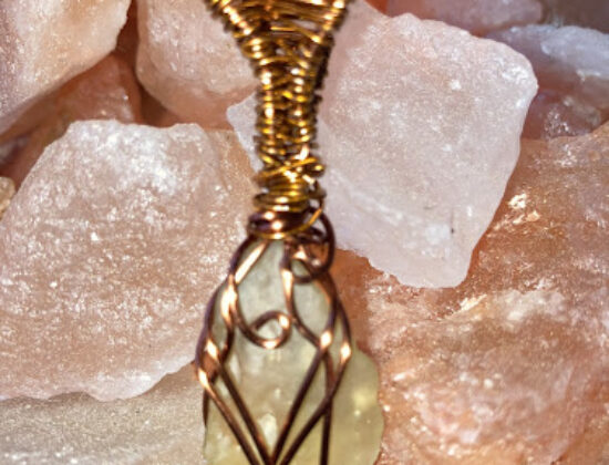 Spiritual Healing Hand Wired Crystal Stones