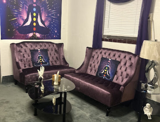 Spiritual candle tarot shop