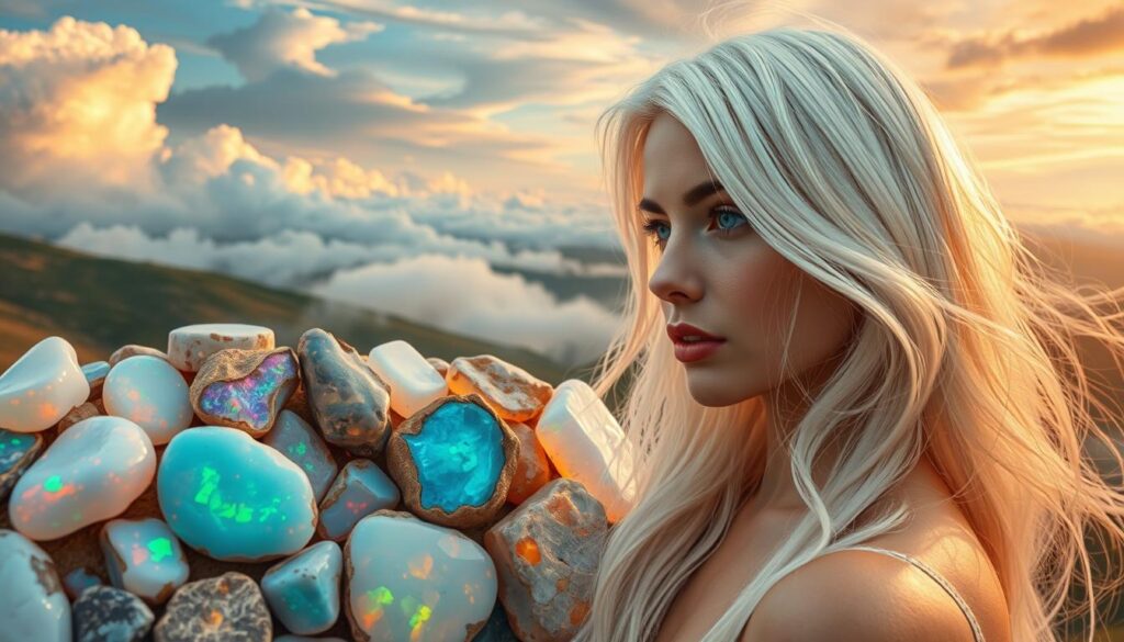 Opal varieties and their unique energies