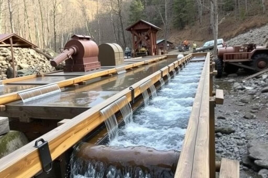 Gem Mountain mining operation in Spruce Pine, North Carolina